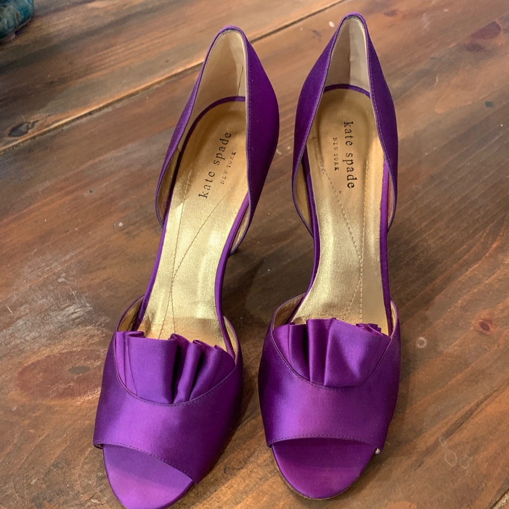 KATE SPADE purple heels 👠 ♠️